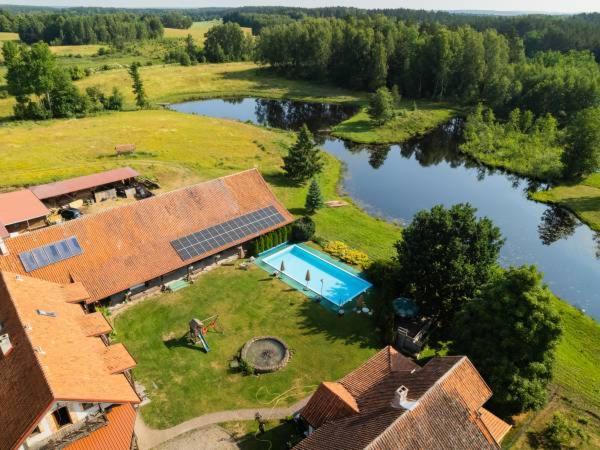 Agroturystyka "Dworek U Pelcow" Ryn  Eksteriør billede